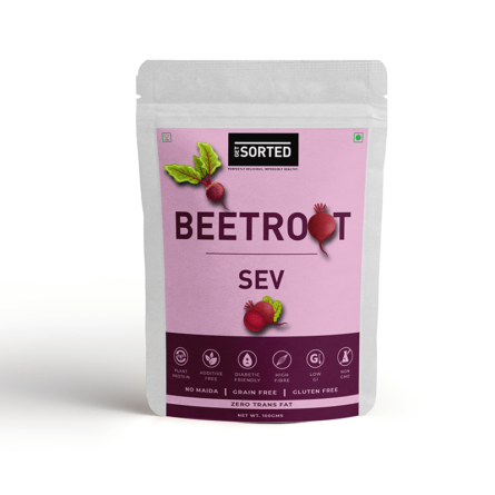 Beetroot Sev – 100gms Vegan