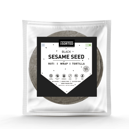 Black Sesame Seed Roti