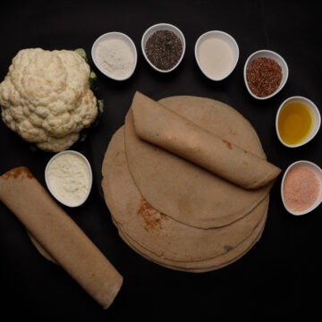 Caulifower & Whey Protein Roti