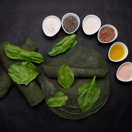 Spinach Roti – Grain Free | Gluten Free | Only 2.5gms Net Carbs