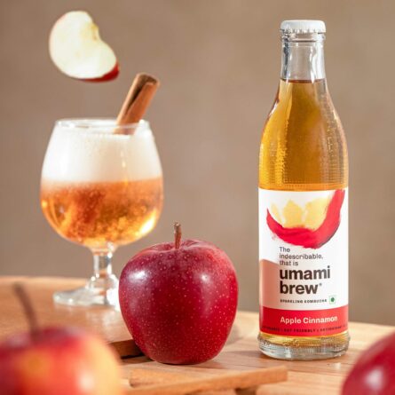 Umami Brew Apple Cinnamon Kombucha – Pack of 6