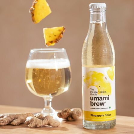 Umami Brew Pineapple Spice Kombucha – Pack of 6